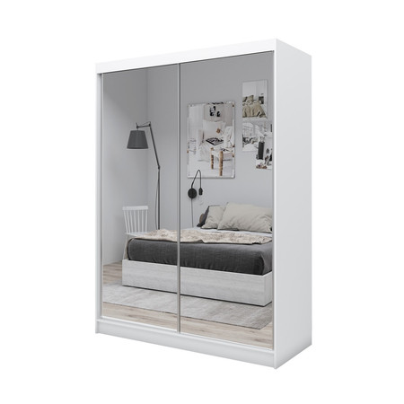Debora Gardróbszekrény (160 cm) Fehér Furniture