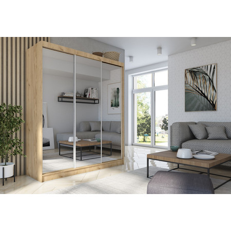 Debora Gardróbszekrény (180 cm) Sonoma tölgy Furniture