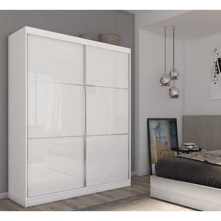 Viviana Gardróbszekrény (160 cm) Fehér Furniture