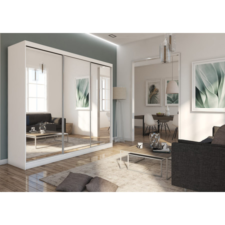 Debora Gardróbszekrény (240 cm) Fehér Furniture