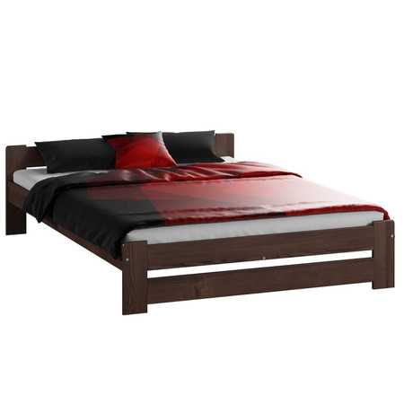 Emelt masszív ágy ágyráccsal 160x200 cm Dió Home Line