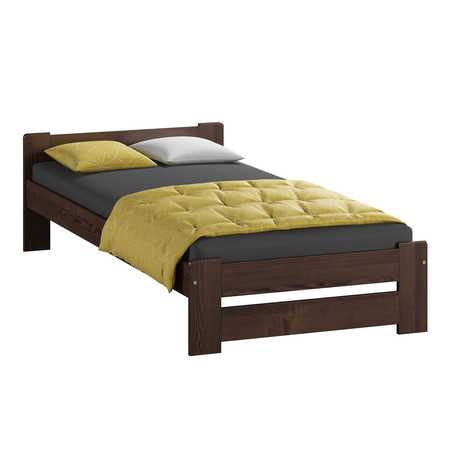 Emelt masszív ágy ágyráccsal 80x200 cm Dió Home Line