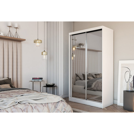 Debora Gardróbszekrény (120 cm) Fehér Furniture