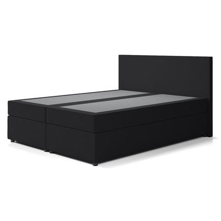 Čalouněná postel IMOLA s pružinovou matrací 180x200 cm Černá SG butor