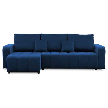 Szétnyitható sarok ülőgarnitúra Modena I. Tenger kék SG-nábytek