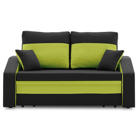 Kanapéágy HEWLET PLUS Color Fekete + zöld SG-nábytek