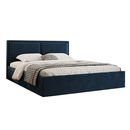 Čalouněná postel Soave II rozměr 180x200 cm Modrá TT-FURNITURE